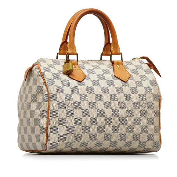 LOUIS VUITTON Damier Azur Speedy 25 Boston Bag - Picture 2 of 10
